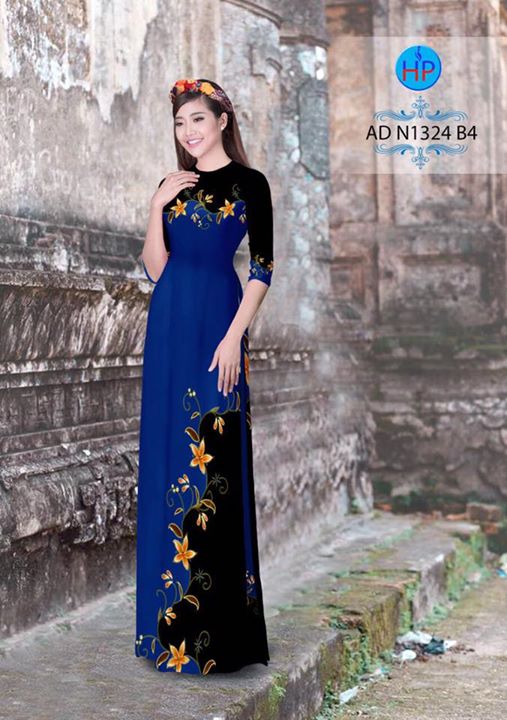 Vải áo dài Hoa in 3D AD N1324 30