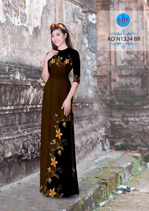 Vải áo dài Hoa in 3D AD N1324 32