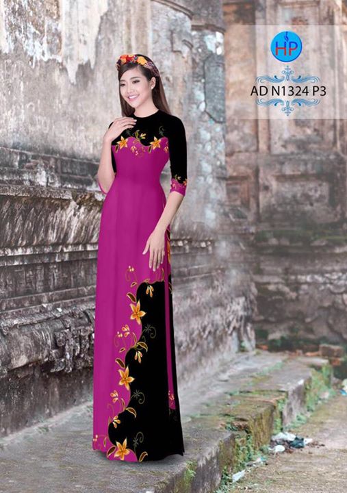 Vải áo dài Hoa in 3D AD N1324 31