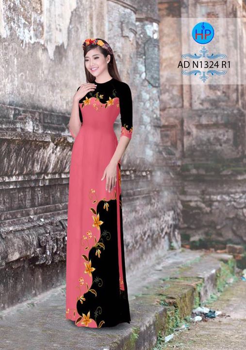 Vải áo dài Hoa in 3D AD N1324 34