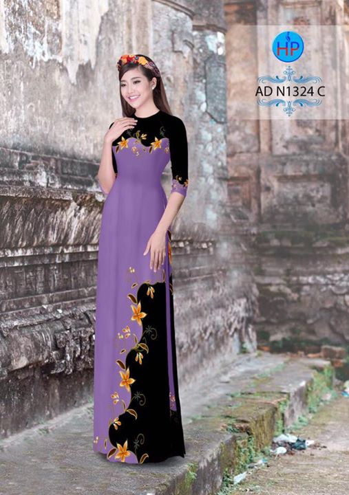 Vải áo dài Hoa in 3D AD N1324 37
