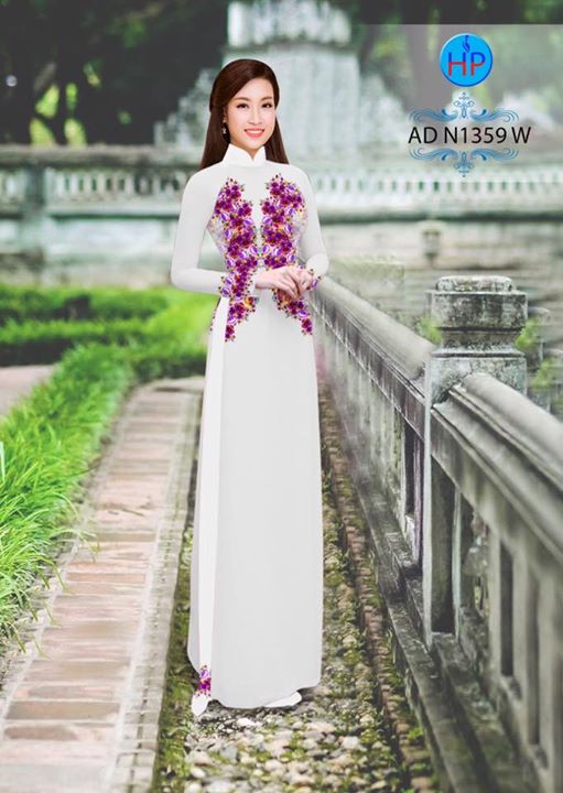 Vải áo dài Hoa in 3D AD N1359 28