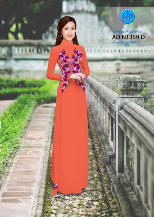 Vải áo dài Hoa in 3D AD N1359 33