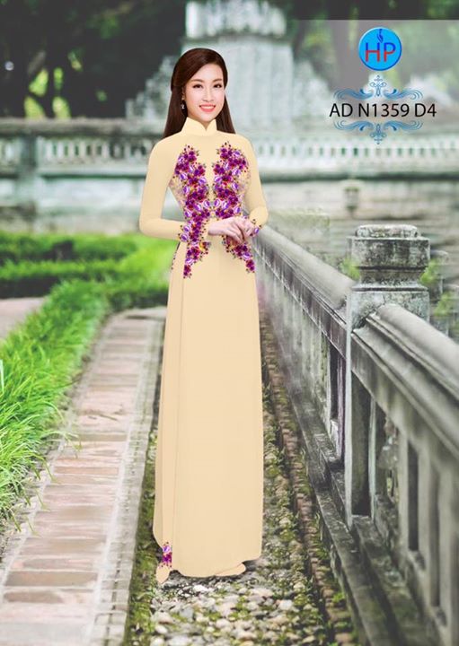 Vải áo dài Hoa in 3D AD N1359 32