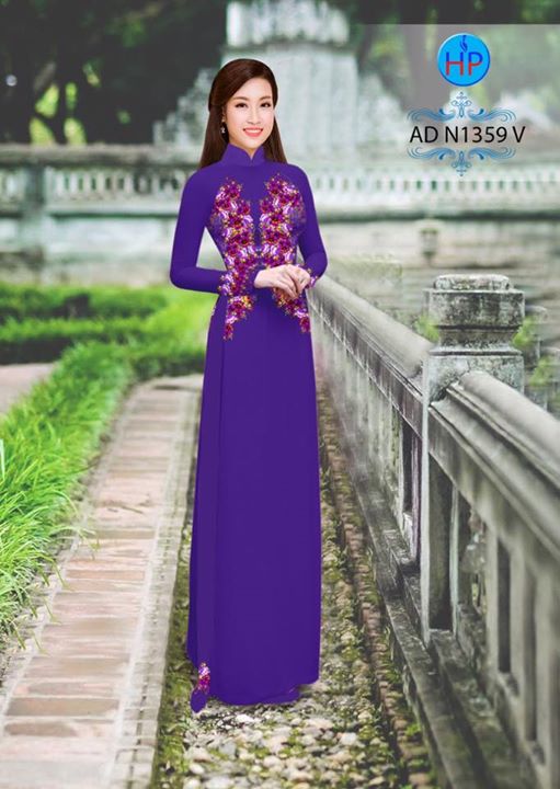 Vải áo dài Hoa in 3D AD N1359 31