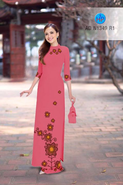 Vải áo dài Hoa in 3D AD N1349 28