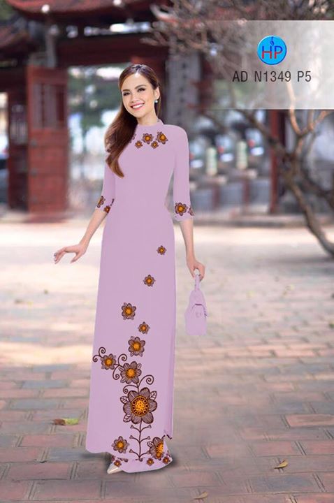 Vải áo dài Hoa in 3D AD N1349 27