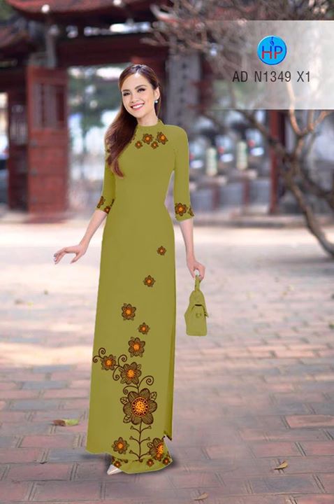 Vải áo dài Hoa in 3D AD N1349 37