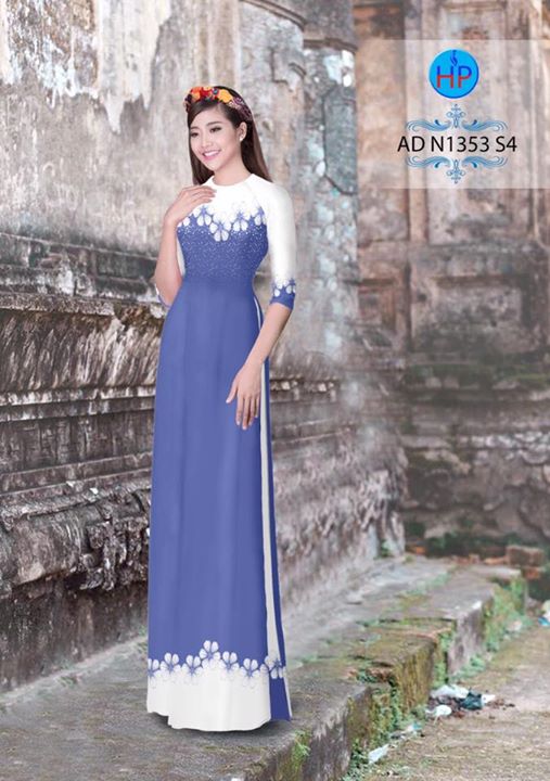 Vải áo dài Hoa in 3D AD N1353 27