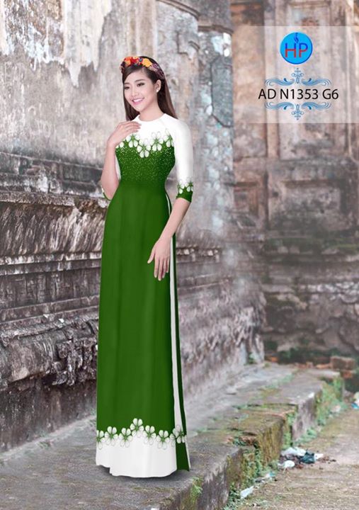 Vải áo dài Hoa in 3D AD N1353 29