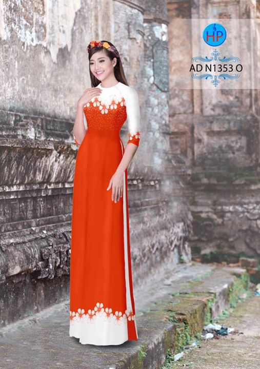 Vải áo dài Hoa in 3D AD N1353 30