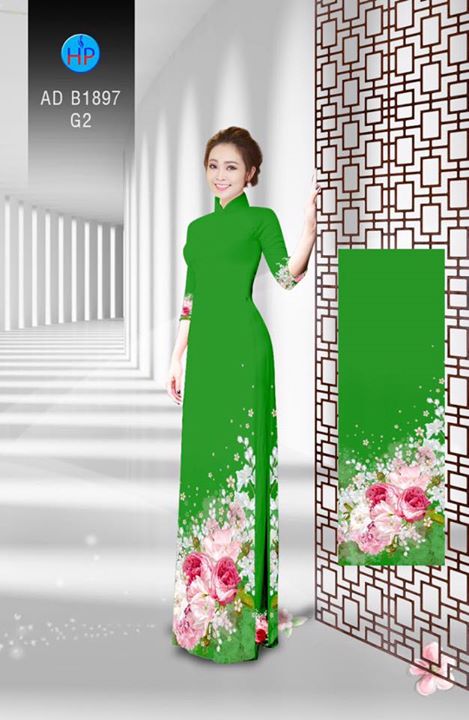 Vải áo dài Hoa in 3D AD B1897 28