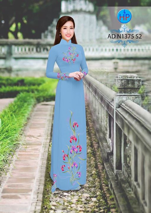 Vải áo dài Hoa in 3D AD N1375 27