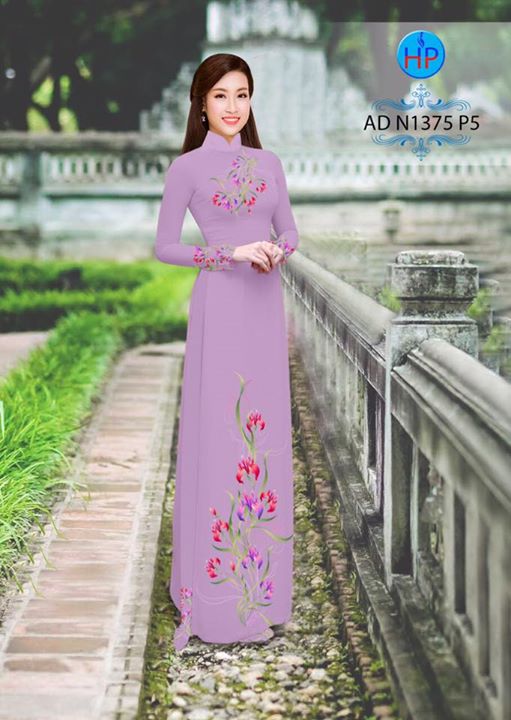 Vải áo dài Hoa in 3D AD N1375 28