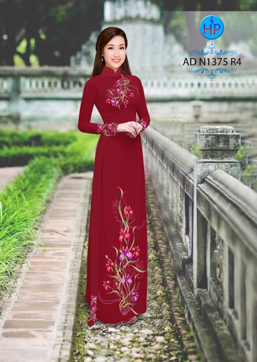 Vải áo dài Hoa in 3D AD N1375 30