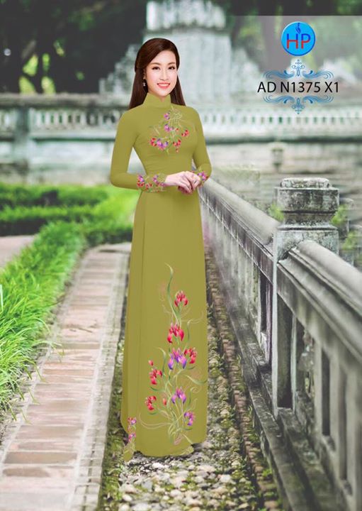 Vải áo dài Hoa in 3D AD N1375 31