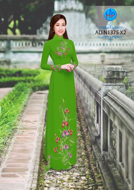 Vải áo dài Hoa in 3D AD N1375 33