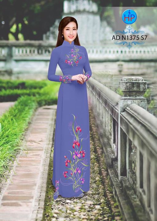 Vải áo dài Hoa in 3D AD N1375 37