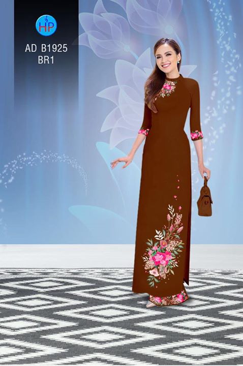 Vải áo dài Hoa in 3D AD B1925 31