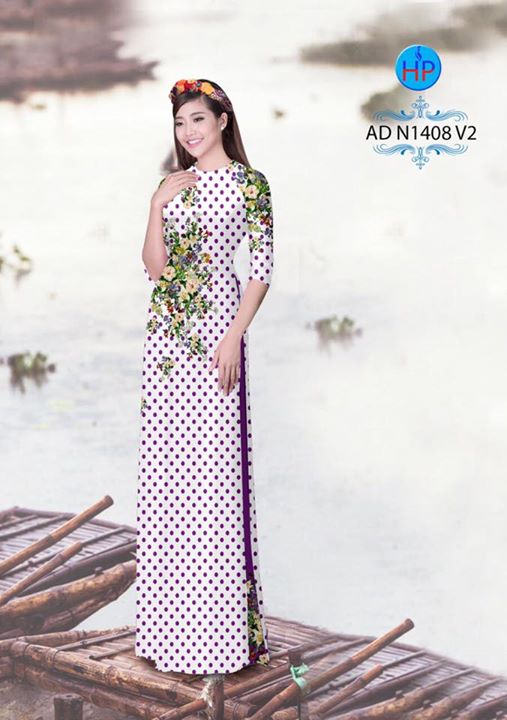 Vải áo dài Hoa bi AD N1408 34