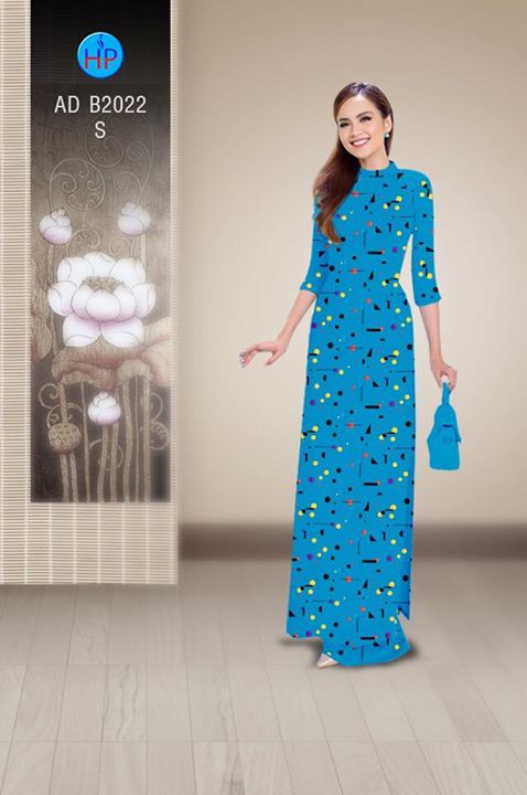 1509668814 952 vai ao dai hoa van hinh hoc nho nguyen ao ad