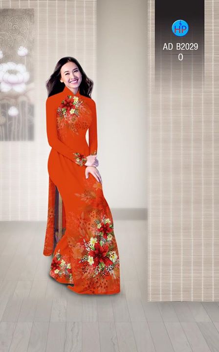 Vải áo dài Hoa in 3D AD B2029 29