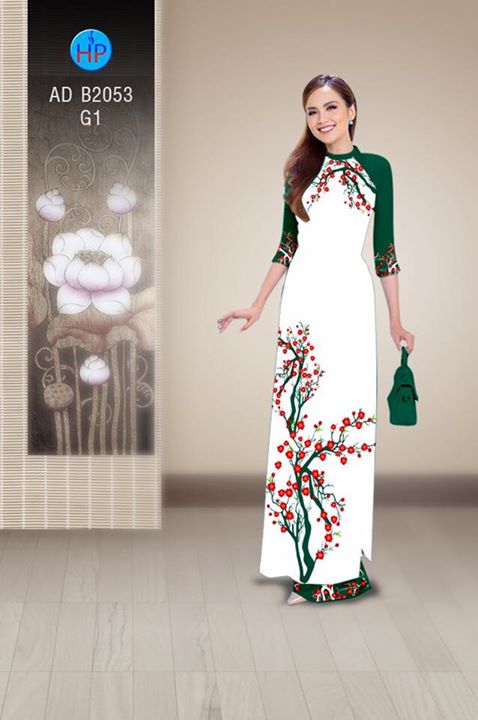 1510185719 5 vai ao dai hoa dao do chao ngay moi ad