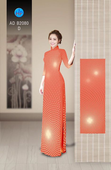 Vải áo dài Hoa bi 3D AD B2080 28