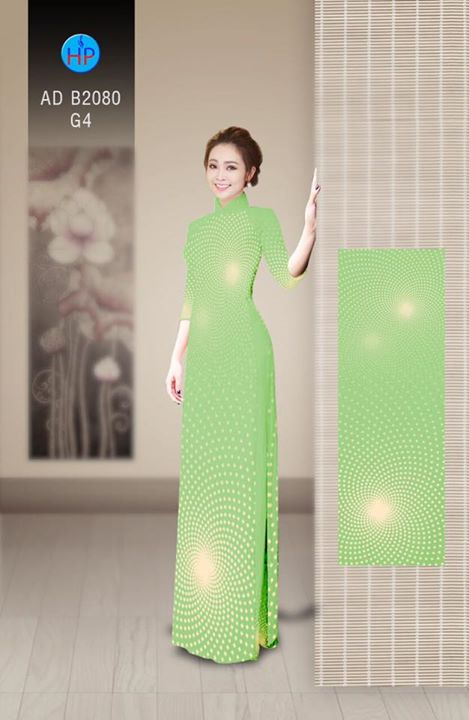 Vải áo dài Hoa bi 3D AD B2080 30