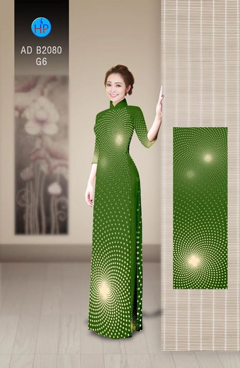 Vải áo dài Hoa bi 3D AD B2080 31