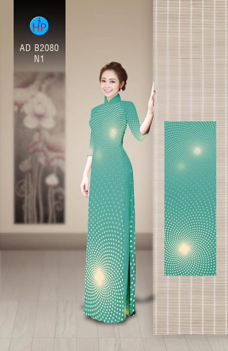 Vải áo dài Hoa bi 3D AD B2080 32