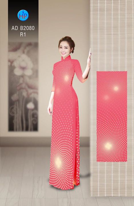 Vải áo dài Hoa bi 3D AD B2080 37