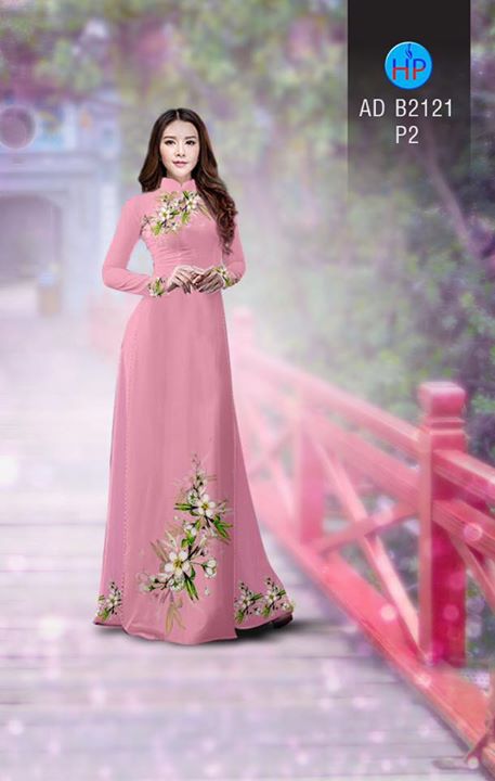 Vải áo dài Hoa in 3D AD B2121 27