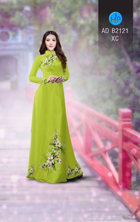 Vải áo dài Hoa in 3D AD B2121 37