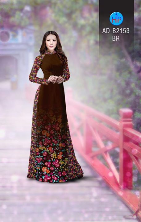 Vải áo dài Hoa in 3D AD B2153 28