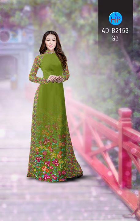 Vải áo dài Hoa in 3D AD B2153 31