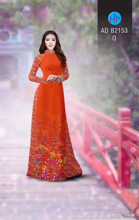 Vải áo dài Hoa in 3D AD B2153 33