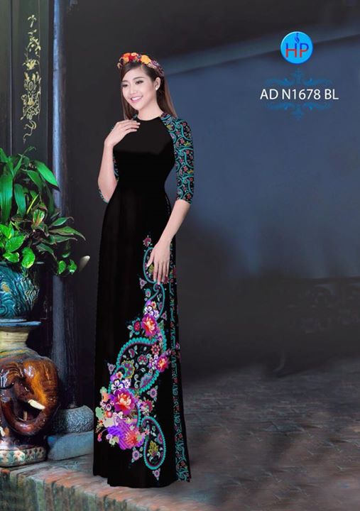 Vải áo dài Hoa in 3D AD N1678 28