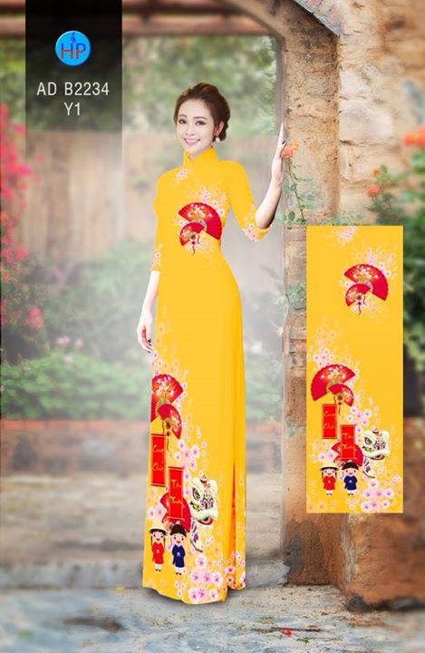 Vải áo dài Xuân AD B2234 36