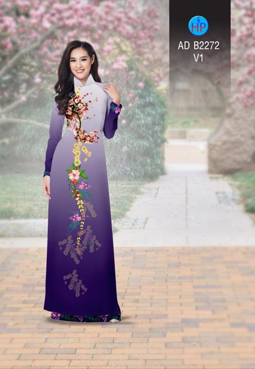 Vải áo dài Hoa in 3D AD B2272 29