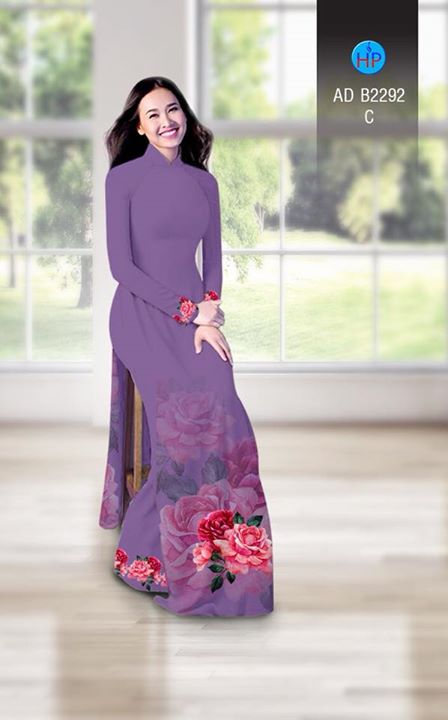 1513435555 389 vai ao dai hoa hong tuong trung cho tinh yeu ad