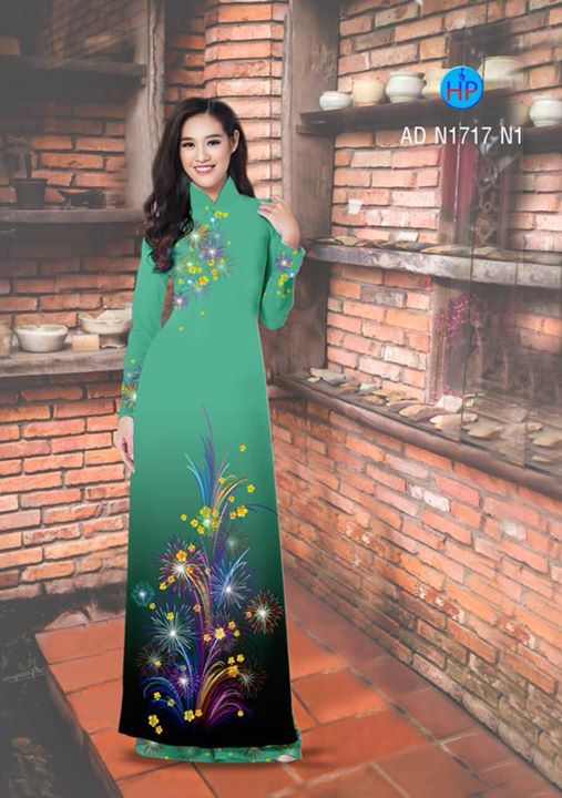 1513528604 370 vai ao dai phao hoa va hoa mai mung xuan ad