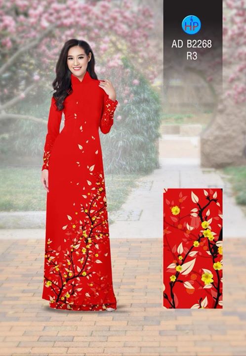 1513652974 740 vai ao dai hoa mai va nhung chiec la non ad