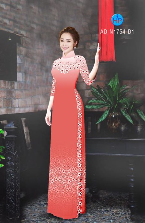 Vải áo dài Hoa xinh AD N1754 30