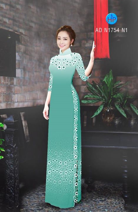 Vải áo dài Hoa xinh AD N1754 33