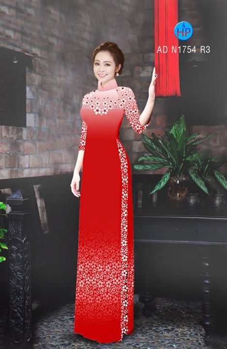 Vải áo dài Hoa xinh AD N1754 36