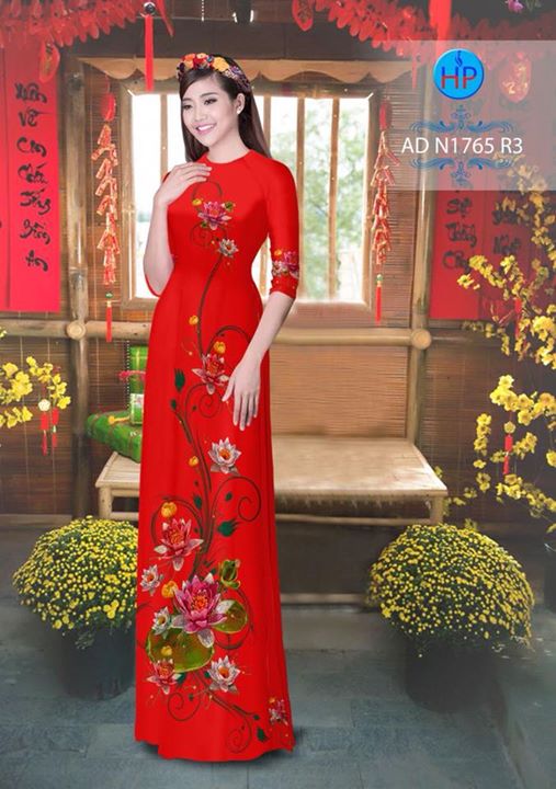 Vải áo dài Hoa Súng AD N1765 33