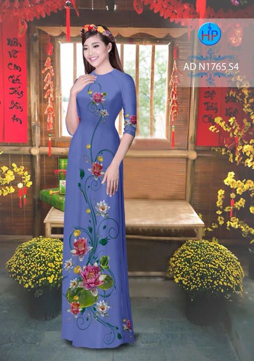 Vải áo dài Hoa Súng AD N1765 36