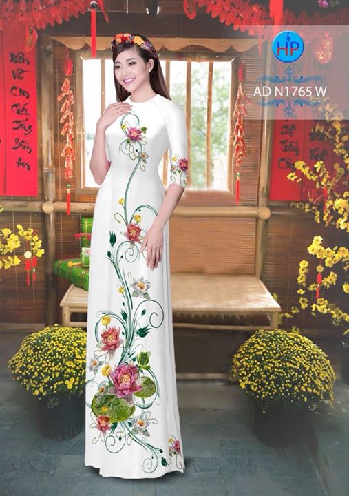 Vải áo dài Hoa Súng AD N1765 35