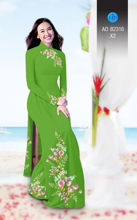Vải áo dài Hoa in 3D AD B2361 28